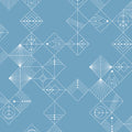 Century Prints - Deco by Giucy Giuce Tiles Chambray Blue