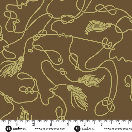 Ciao Bella by Eye Candy Quilts Knot and Tassel Coffee