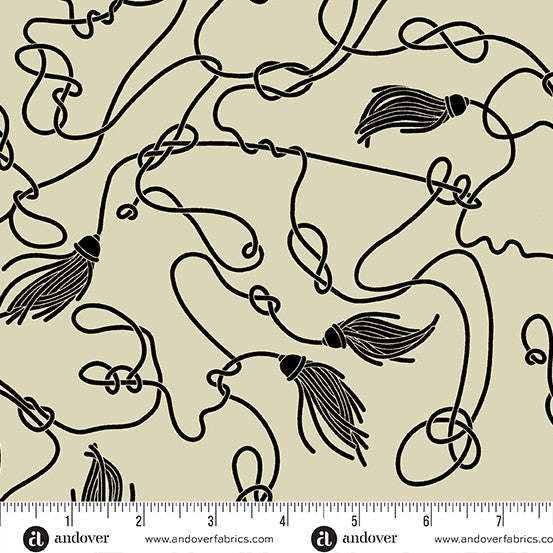 Ciao Bella by Eye Candy Quilts Knot and Tassel Alabaster