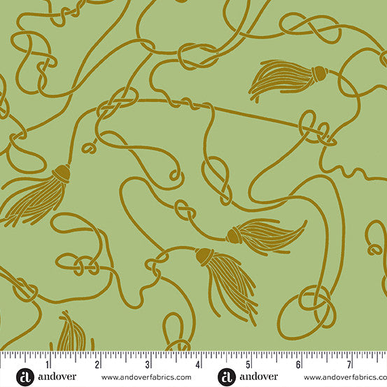 Ciao Bella by Eye Candy Quilts Knot and Tassel Pistachio