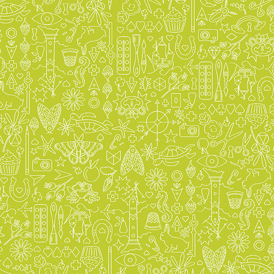 Sun Print 2022 - 10th Anniversary Collection by Alison Glass Collection Pear