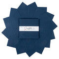 Confetti Cotton Oxford Blue 10 Inch Stacker, 42 Pcs.