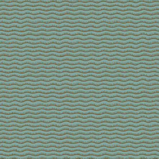 Meadowlark Manor by Andover Fabrics Toothy Wave Teal