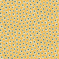 Poppies by Andover Fabrics Square in Square Yellow
