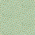 Poppies by Andover Fabrics Square in Square Teal
