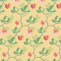 Poppies by Andover Fabrics Floral Vine Yellow