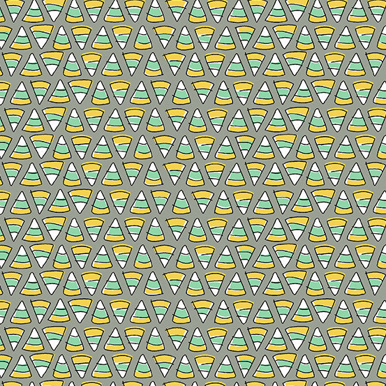 Creature Feature by Andover Fabrics Candy Corn Green