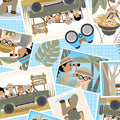 Safari Greetings Sky Blue (Safari Adventure)