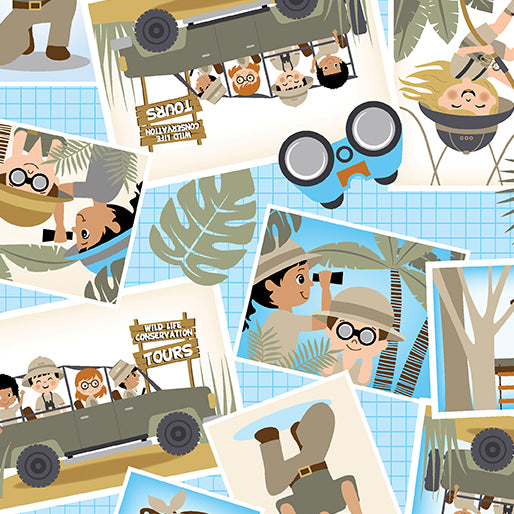Safari Greetings Sky Blue (Safari Adventure)