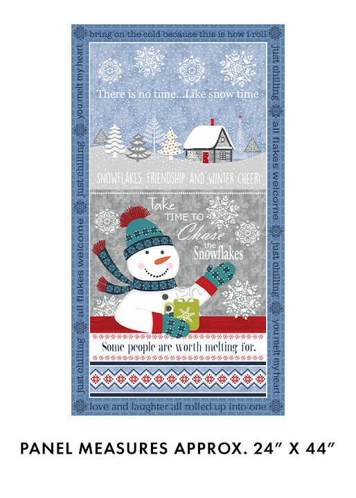 Nordic Cabin Panel Blue/Multi (Nordic Cabin)