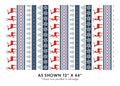 Nordic Cabin Deer Stripe Blue (Nordic Cabin)