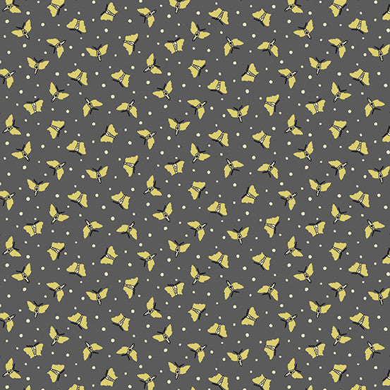 Frond by Andover Fabrics Butterfly Gray
