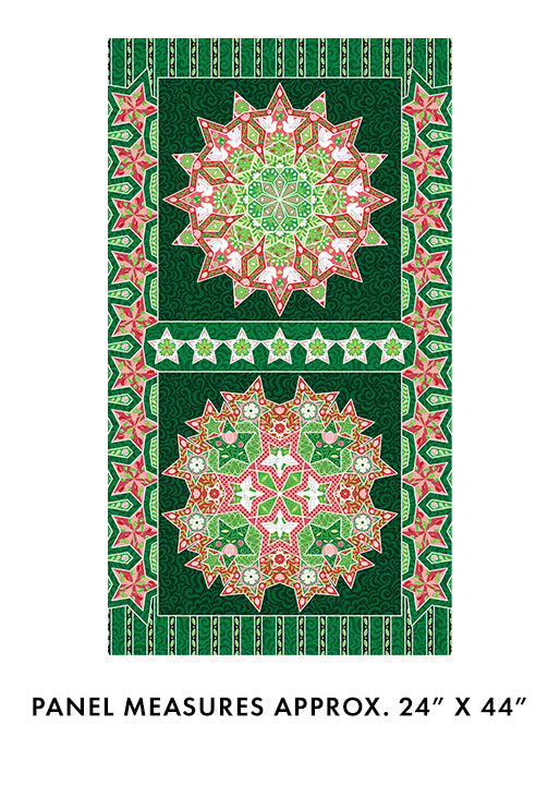 Peace on Earth Holiday Panel Green (Peace on Earth - (Holiday))