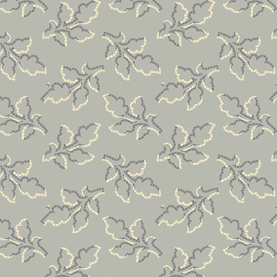 Frond by Andover Fabrics Leaf Gray