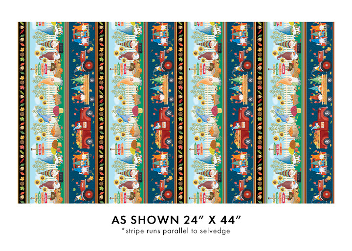 Happy Fall Stripe Multi (Falling for Gnomes)