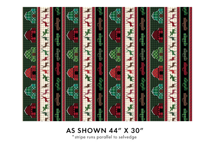 Farmhouse Stripe Multi (Holiday Farmhouse Plaid)