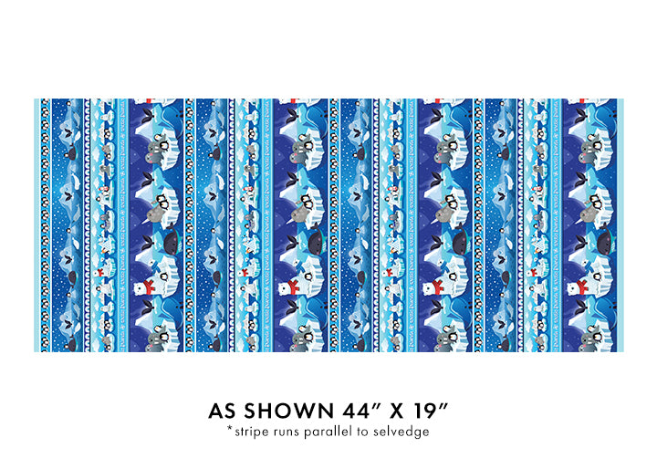 Arctic Friends Stripe Blue (Arctic Friends)