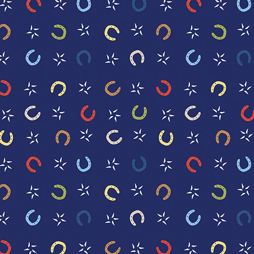 Lil' Horseshoes Navy (Lil' Buckaroos)