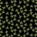 Bird Humbug by Andover Fabrics Poinsettia Night Foliage