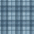 Burlap Plaid Sea Blue (Burlap Woods)