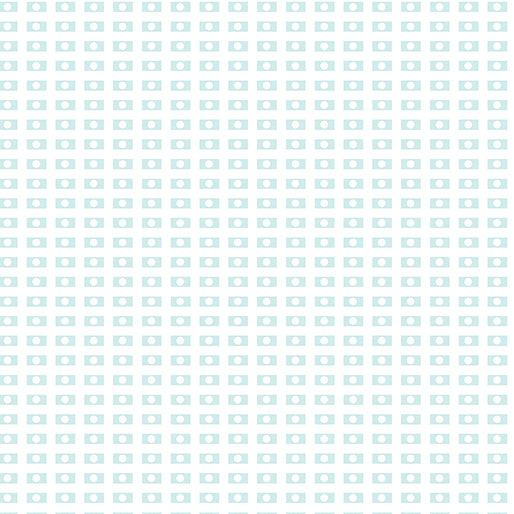 Block Print White/Turquoise (Simply Blessed)