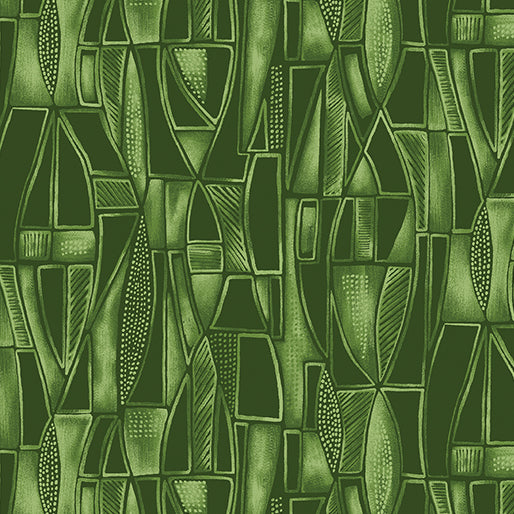 Tonal Geo Green (Luminescent Leaves)