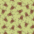 Reindeer Portrait Green (White Christmas)