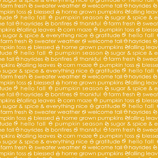 Autumn Sentiment Gold (Hello Pumpkin)