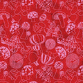 Mod Outline Mushroom Red (Modern Mushrooms)