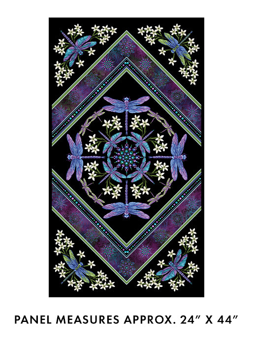 Dragonfly Wonder Panel Black/Plum (Dragonfly Wonder)