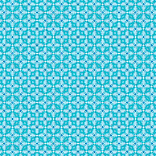 Diamonds Aqua (Flora and Fauna: Midnight)