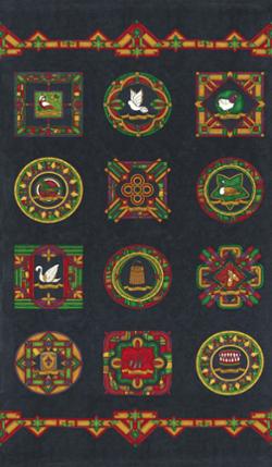 Twelve Days Panel Onyx - 6955