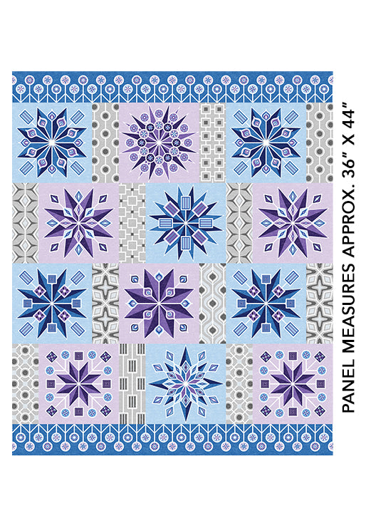 Lollipop Blocks Blue (Cotton Shot Harmony)