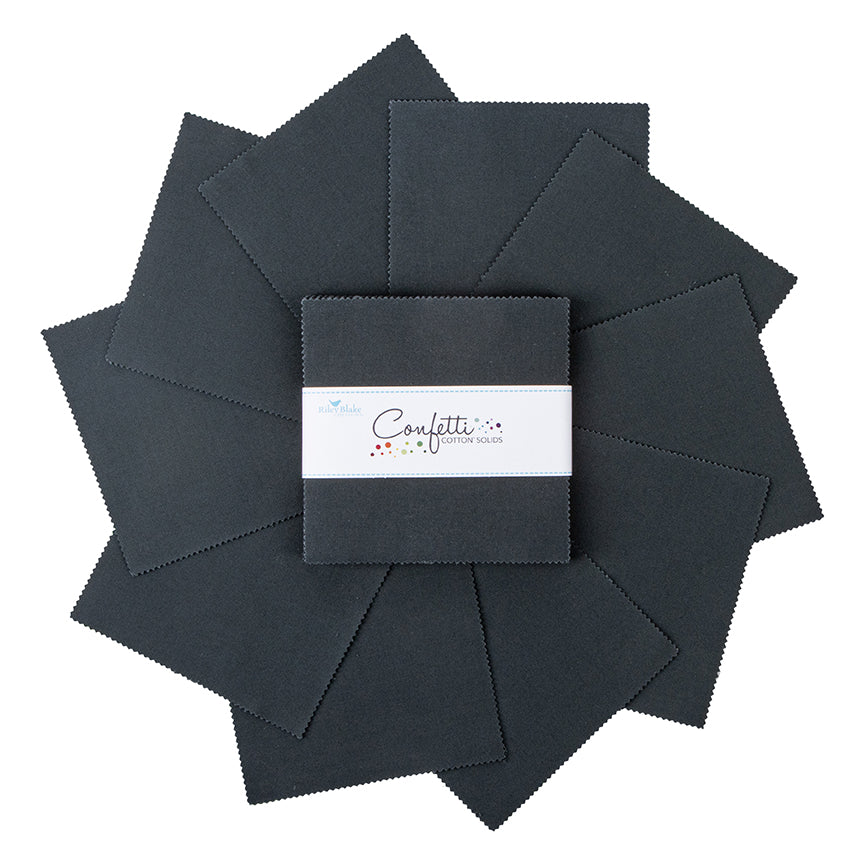 Confetti Cotton Blackboard 5 Inch Stacker, 42 Pcs.