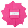 Confetti Cotton Riley Hot Pink 5 Inch Stacker, 42 Pcs.