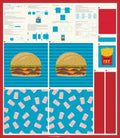 Cut Sew Create Hamburger Tote 20931