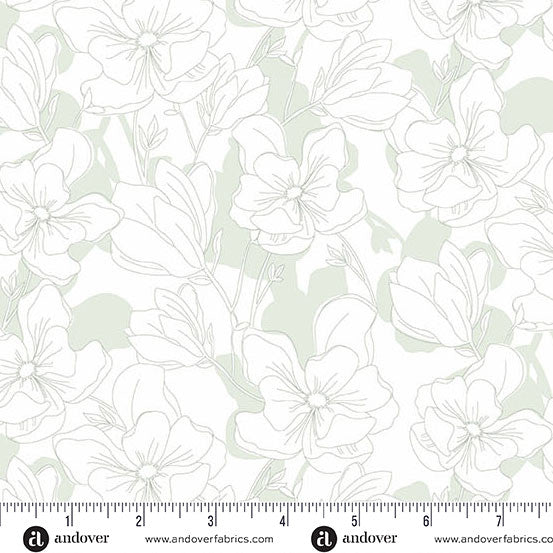Color Me Whispered by Stephanie Organes Magnolia Veil Sage Green
