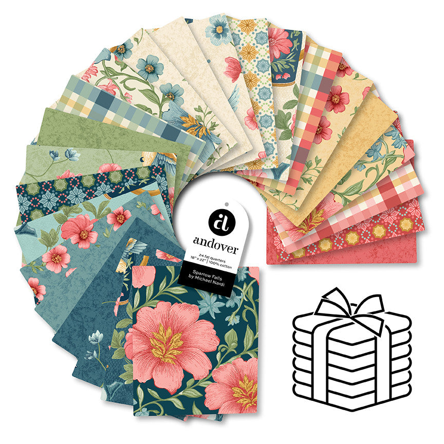 Sparrow Falls by Michael Nardi Fat Quarter Bundle - 24 Cuts