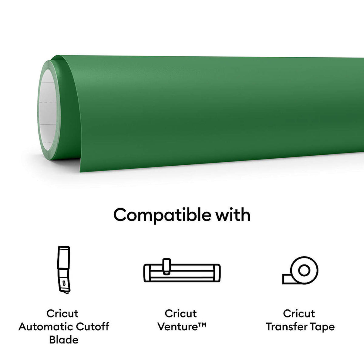Cricut Smart Vinyl - Removable, Green 5ft