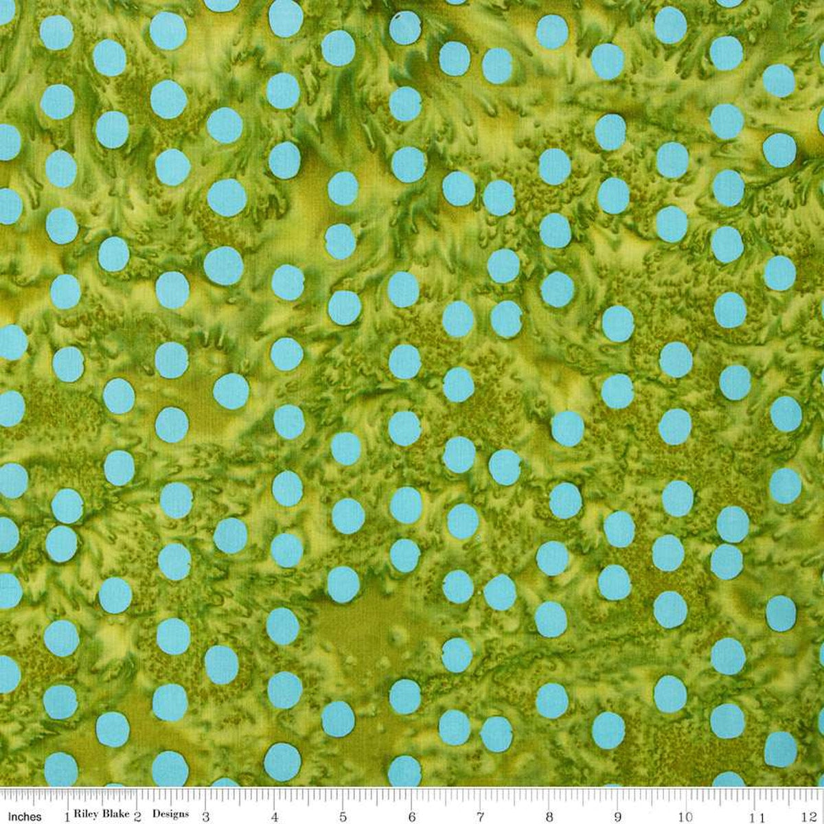 Batiks Elementals Polka Pop Pistachio