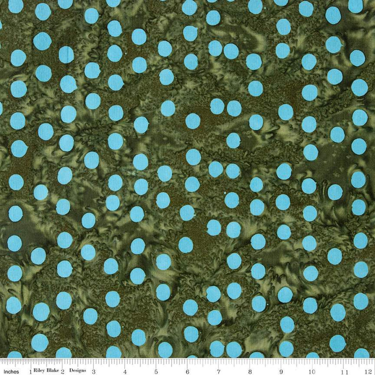 Batiks Elementals Polka Pop Juniper