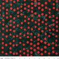 Batiks Elementals Polka Pop Forest Green