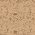 Winnie the Pooh Map Brown