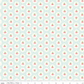 Cotton Nook Cherries Bleached Denim