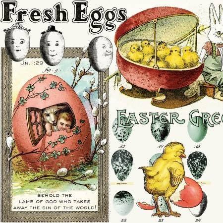 Egg Hunt Easter Egg Collage Multi