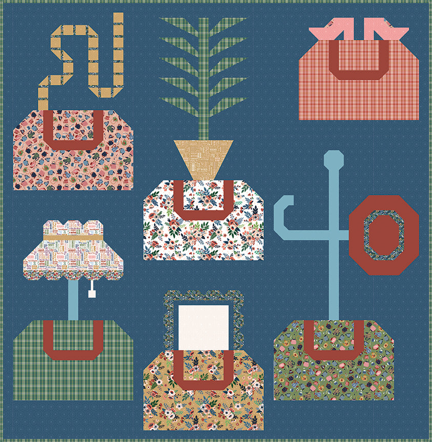 Jennifer Long Carpet Bags Quilt Pattern