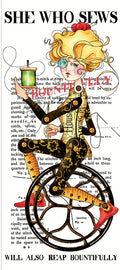 PRE-ORDER: She Who Sews–The Maker Machine Made Wall Panel