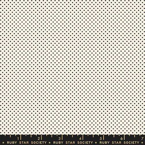 1-800 Calico Mini Dot Black On Natural - RS4102 20