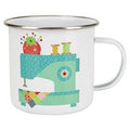 Lori Holt Vintage Happy 2 Enamel Tin Mug