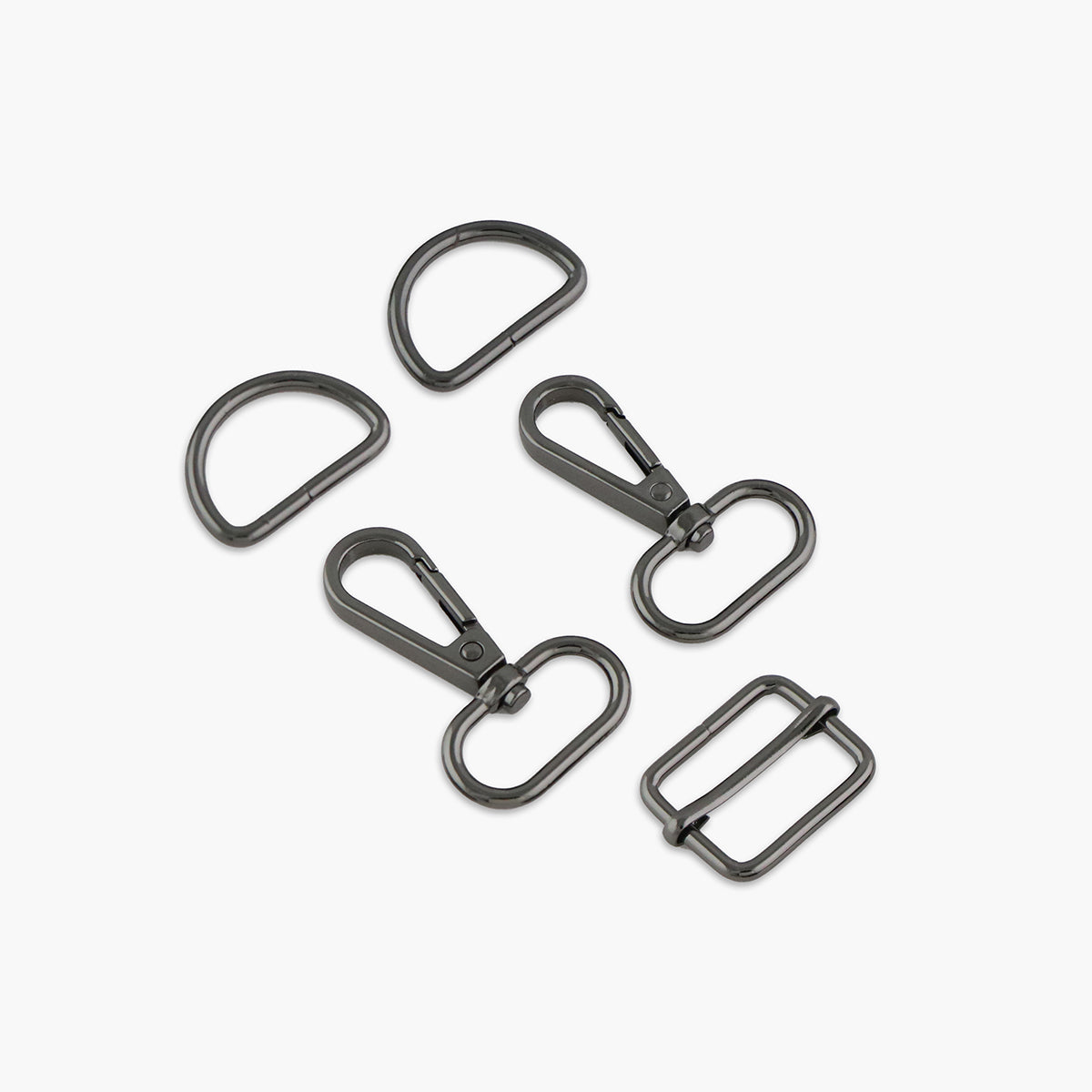 Sallie Tomato Style 3 Basic Hardware Kit 3/4" Gunmetal - P210-STS193B
